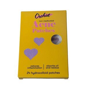 Orchid Hydrocolloid Acne Patches 24 Ct Heart Shape Pimple Spot Treatment